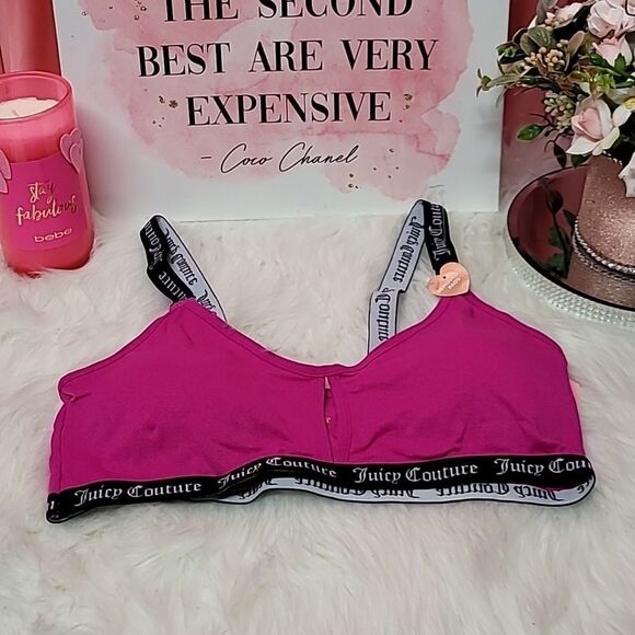 1599  JUICY COUTURE J KEYHOLE SPORT BRA SET 2 NWT - Picture 6 of 9